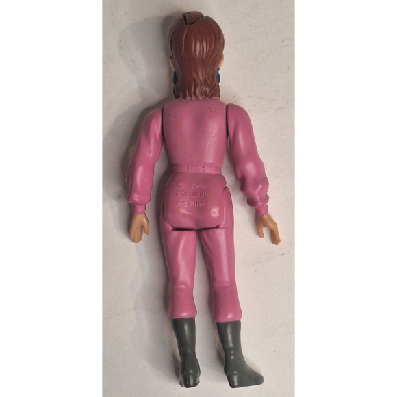 Vintage 1987 Kenner The Real Ghostbusters Janine Melnitz Action Figure Pink - Picture 3 of 9